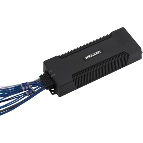 Kicker PXA10005 - 4x100-Watt 4-Channel Full-Range w/600-Watt Sub Channel; RoHS Compliant