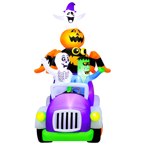Occasions - Décoration pour l'Halloween de 3,2 m : Camion gonflable