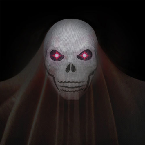 Occasions - Décoration d'Halloween de 2,13 m Faucheuse gonflable suspendue aux yeux lumineux