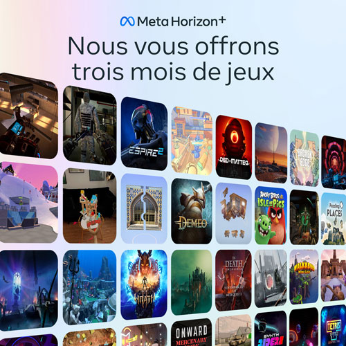 Casque de réalité virtuelle de 512 Go Quest 3 de Meta avec manettes Touch Plus et Batman : Arkham Shadow