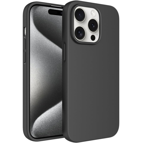 [CS] Étui souple mince en TPU pour iPhone 16 Pro Max, noir