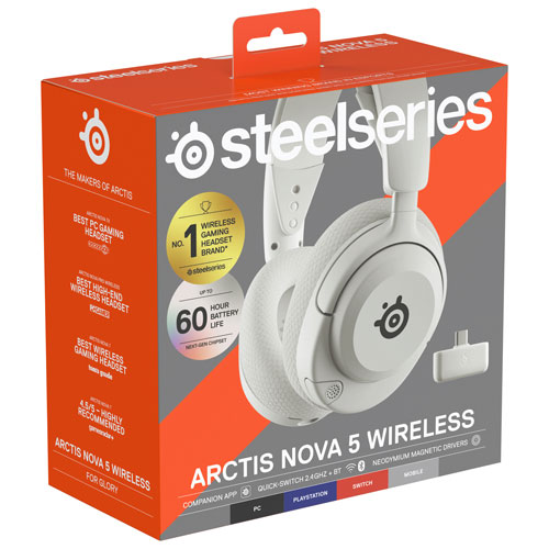 Arctis Nova 5 Wireless 白 無線 steelseries SteelSeries、ゲーミングヘッドセット「Arctis Nova 5」シリーズ