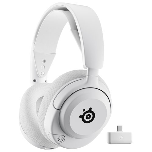 Image 2 of 6.. SteelSeries Arctis Nova 5P Wireless Gaming Headset - White