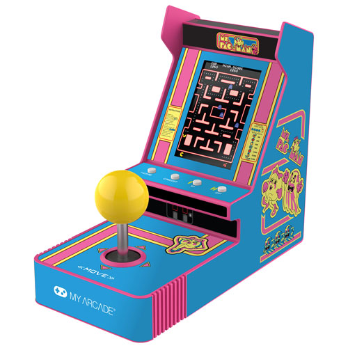 Borne d'arcade rétro portative MS Pac-Man de dreamGEAR