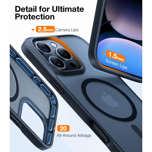 Stronger Magnetic & Shockproof for iPhone 16 Pro Max Case, Military Grade Drop Protection, Compatible with MagSafe, Case for iPhone 16 Pro Max Case