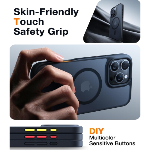 Stronger Magnetic & Shockproof for iPhone 16 Pro Max Case, Military Grade Drop Protection, Compatible with MagSafe, Case for iPhone 16 Pro Max Case