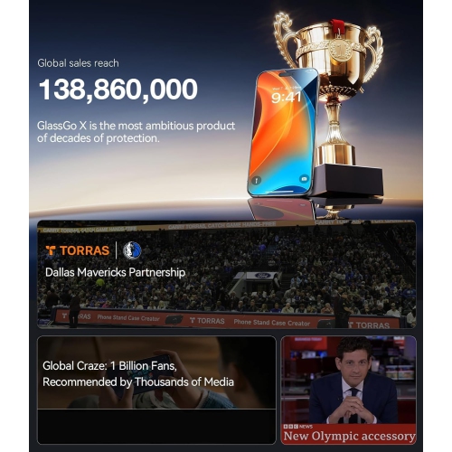 Diamond Shield – Protecteur d’écran pour iPhone 16 Pro Max 9H+ de qualité militaire et protecteur d’écran durable le plus long 16 Pro Max en verre