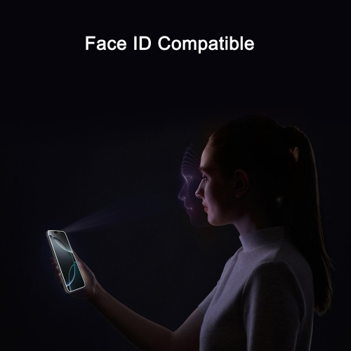 Protecteur d'écran de confidentialité 3PACK pour iPhone 16 Pro Max 6,9&nbsp;po + protecteur d'objectif 3Pack mm, compatible avec l'île dynamique,