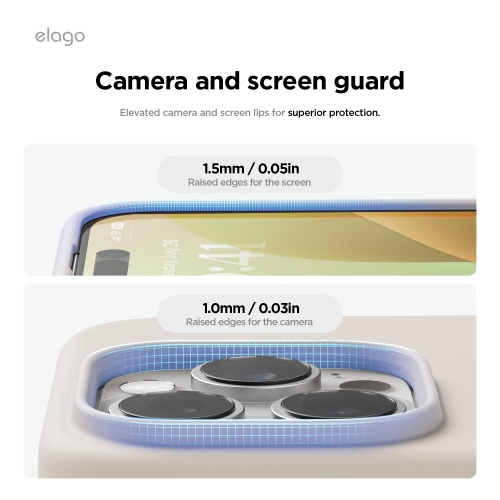 elago Magnetic Silicone Case Compatible with iPhone 16 Pro Max Case 6.9 Inch Compatible with All MagSafe Accessories - Built-in Magnets, Soft Grip