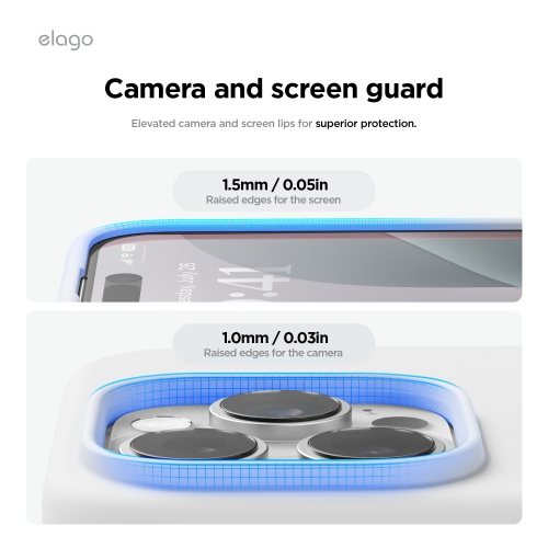 elago Magnetic Silicone Case Compatible with iPhone 16 Pro Case 6.3 Inch Compatible with All MagSafe Accessories - Built-in Magnets, Soft Grip