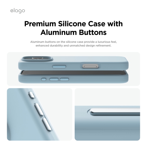 elago Magnetic Silicone Case Compatible with iPhone 16 Pro Case 6.3 Inch Compatible with All MagSafe Accessories - Built-in Magnets, Soft Grip