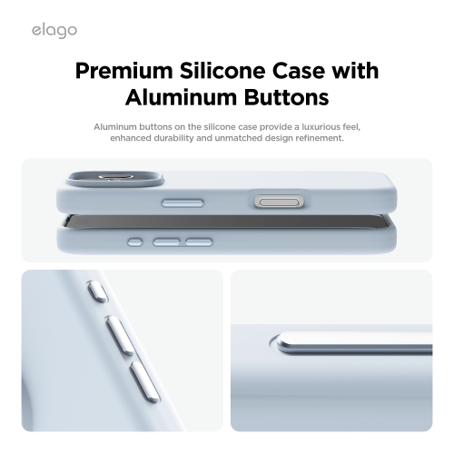 elago Magnetic Silicone Case Compatible with iPhone 16 Pro Case 6.3 Inch Compatible with All MagSafe Accessories - Built-in Magnets, Soft Grip