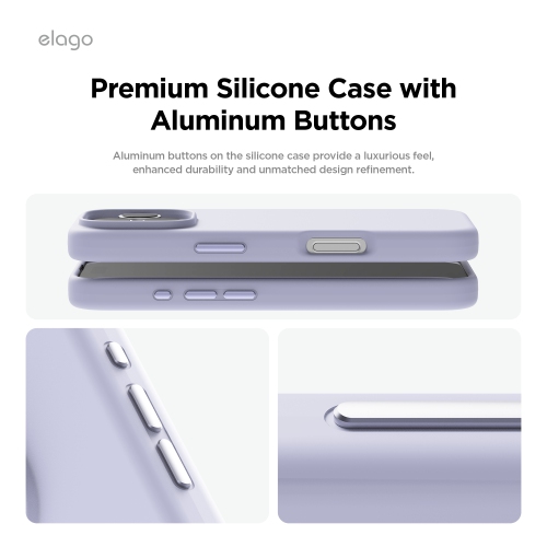 elago Magnetic Silicone Case Compatible with iPhone 16 Pro Case 6.3 Inch Compatible with All MagSafe Accessories - Built-in Magnets, Soft Grip