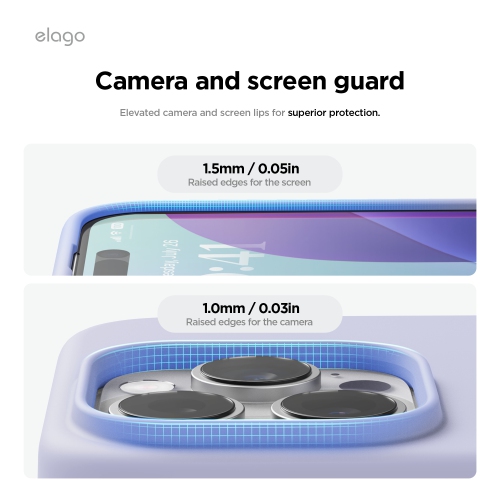 elago Magnetic Silicone Case Compatible with iPhone 16 Pro Case 6.3 Inch Compatible with All MagSafe Accessories - Built-in Magnets, Soft Grip