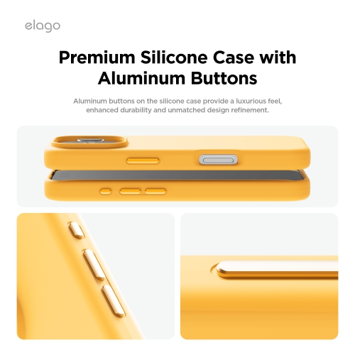 elago Magnetic Silicone Case Compatible with iPhone 16 Pro Case 6.3 Inch Compatible with All MagSafe Accessories - Built-in Magnets, Soft Grip