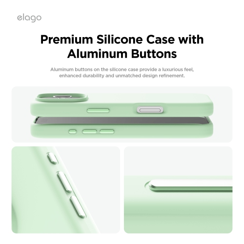 elago Magnetic Silicone Case Compatible with iPhone 16 Pro Case 6.3 Inch Compatible with All MagSafe Accessories - Built-in Magnets, Soft Grip