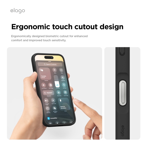 elago Magnetic Hybrid Clear Case Compatible with iPhone 16 Pro Case 6.3" - Compatible with MagSafe, PC + TPU Hybrid Technology, Shockproof bumper
