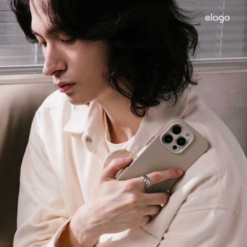 elago Magnetic Leather Case Compatible with iPhone 16 Pro Case, Compatible with All MagSafe Accessories, 6.3 inch - Built-in Magnets, Vegan Leather,