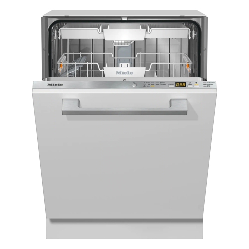 Miele Fully Integrated Dishwasher With Cutlery Tray - CleanTouch Steel Fascia