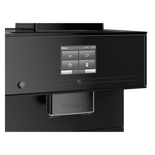 Machine à espresso/cappuccino automatique de comptoir CM 7750 de Miele - 29775021CDN, noir mat - Garantie de 2 ans