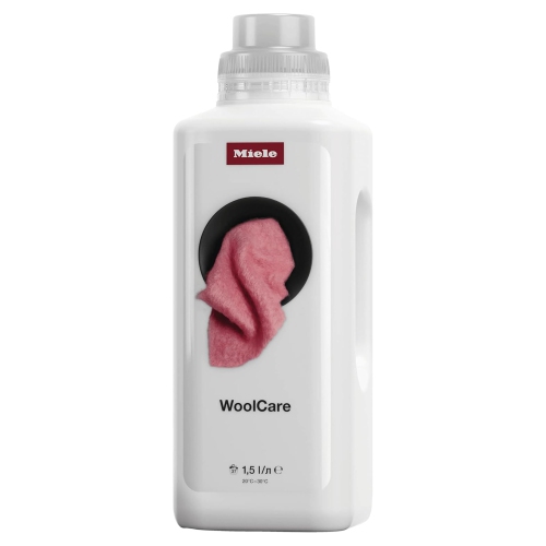 Détergent à lessive HE Wool Care Collection de Miele pour Woolens, délicats et Silks - 50,72 oz de liquide