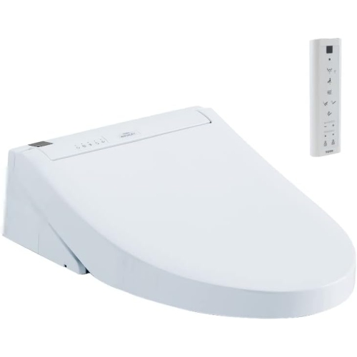 Image 1 de 5.. TOTO TSW3084T4001 Washlet+ C5 Elongated Soft Close Bidet Seat coton