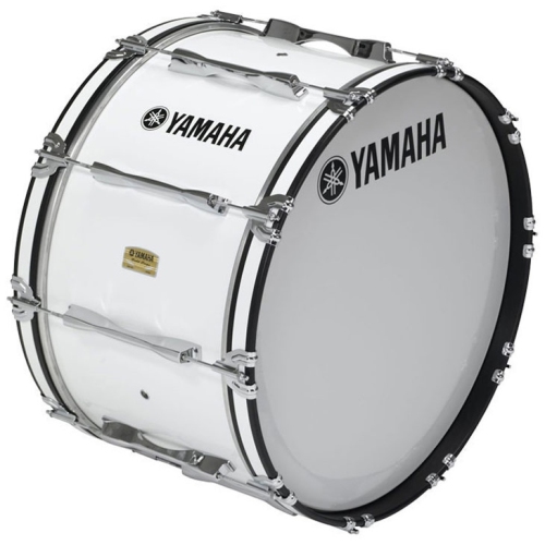 Yamaha MB8326 Field-Corps Marching Bass Drum - 26 White