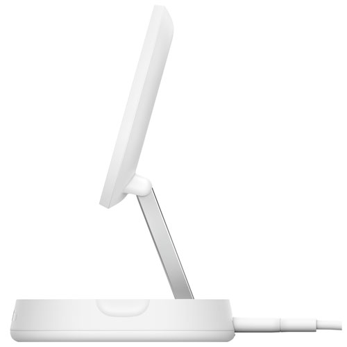 Support de chargement sans fil certifié Qi2 de 15 W BoostCharge Pro de Belkin - Blanc