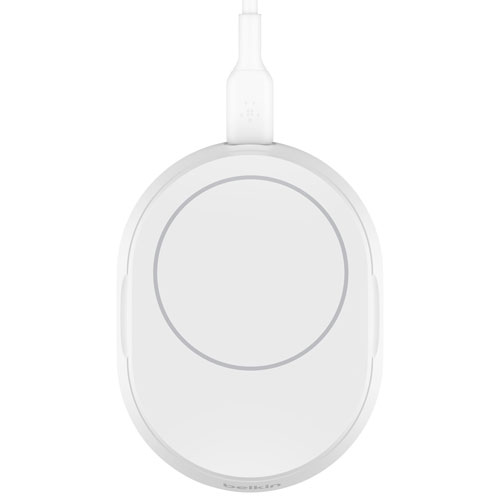 Support de chargement sans fil certifié Qi2 de 15 W BoostCharge Pro de Belkin - Blanc