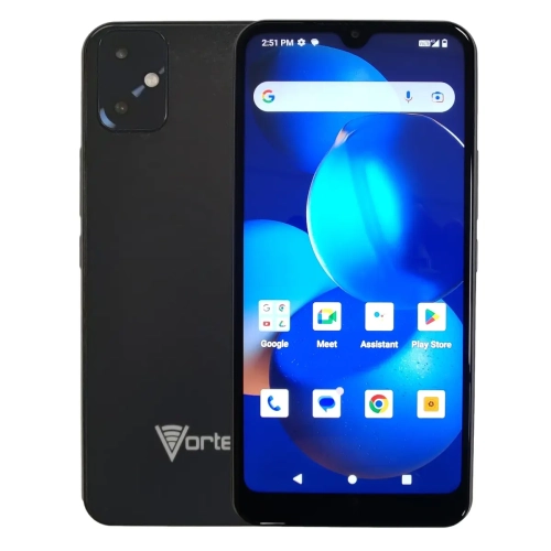 Boîte ouverte - téléphone intelligent VORTEX HD62 4G déverrouillé - Android 13 avec étui de protection