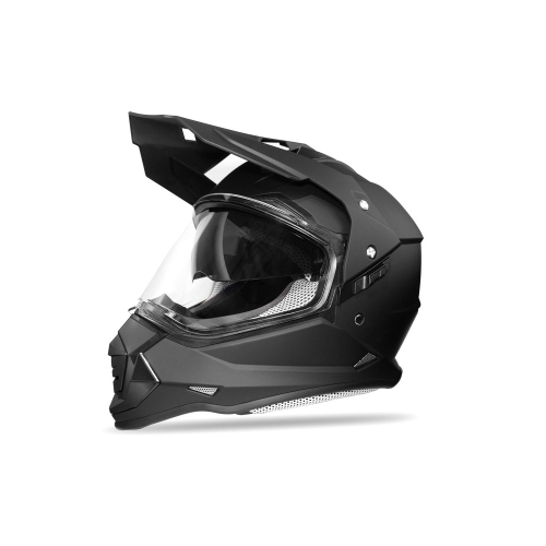 Motocross Helmet, Dirt Bike Motorcycle Helmet Safety Approved, EMMO Helmet 129 Black Medium