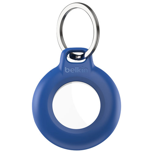 Belkin Waterproof Secure Holder with Key Ring for AirTag - Blue