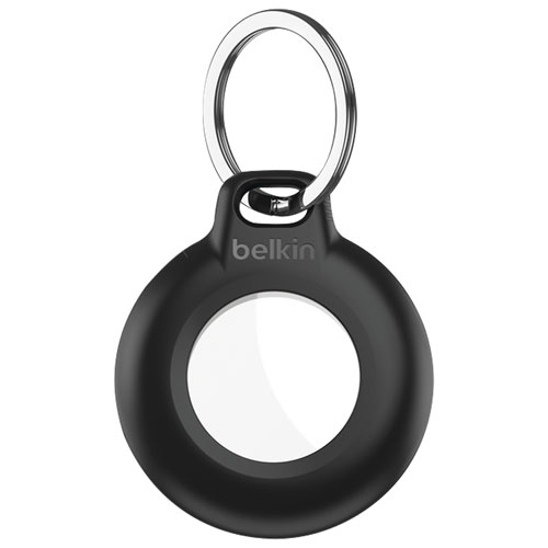 Belkin Waterproof Secure Holder with Key Ring for AirTag - Black - 4 Pack