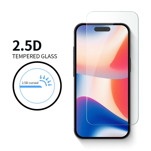 Uolo [Shield] iPhone 16 Plus/iPhone 15 Plus Tempered Glass, Shatter-Proof [Case Friendly] HD Clarity, with Aligntment Tray
