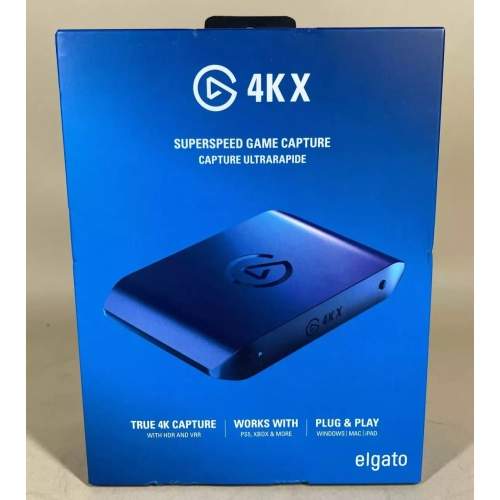 Open box-Elgato 4K X External Video Capture Card