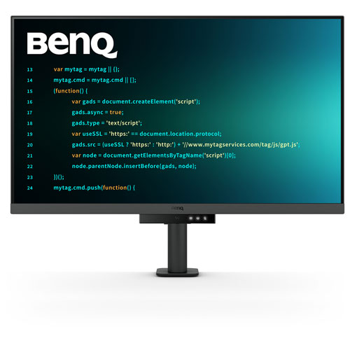 Moniteur ACL IPS Ultra HD 4K 60 Hz de 31,5 po de BenQ avec temps de réponse de 5 ms gris à gris - Gris métallique