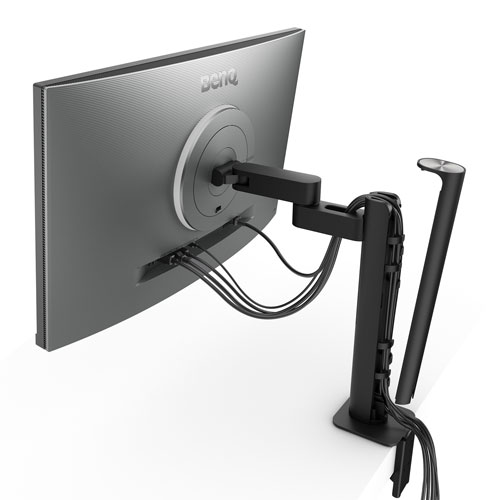 Moniteur ACL IPS Ultra HD 4K 60 Hz de 31,5 po de BenQ avec temps de réponse de 5 ms gris à gris - Gris métallique