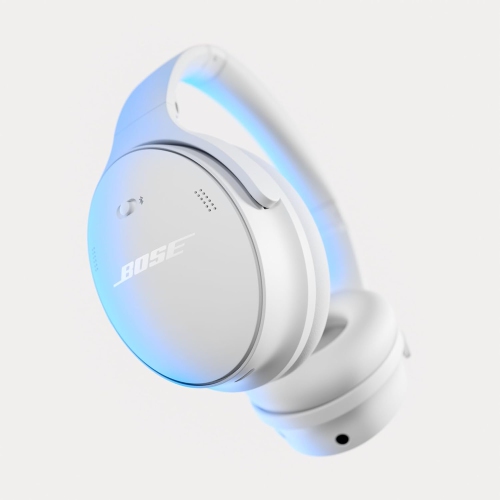 Bose QuietComfort Wireless Noise Cancelling Headphones, Bluetooth Over Ear Headphones with Up to 24 Hours of Battery Life, White Smoke by BOSE - Refurbished condition - Image 2