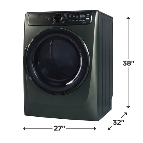 Electrolux 8.0 Cu. Ft. Electric Steam Dryer - Alpine Green