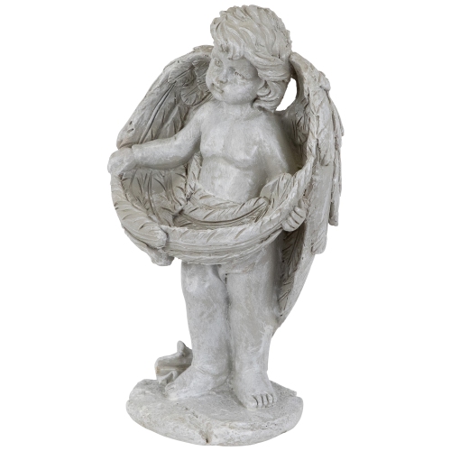 Statue de jardin en forme d'ailes de Cherub, 8 po