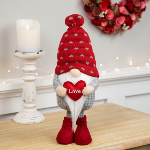 Plush "Love" Valentine's Day Gnome - 13.5"