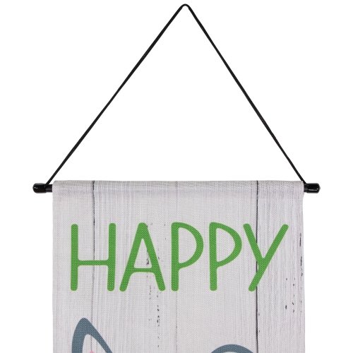 Welcome and Happy Easter Outdoor Hanging Door Banners - 71" - Set of 2