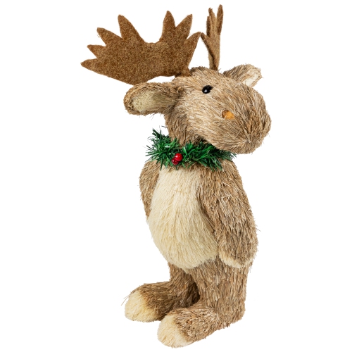 Woodland Standing Moose Christmas Figure - 14"