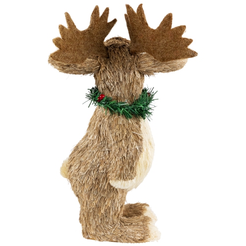 Woodland Standing Moose Christmas Figure - 14"