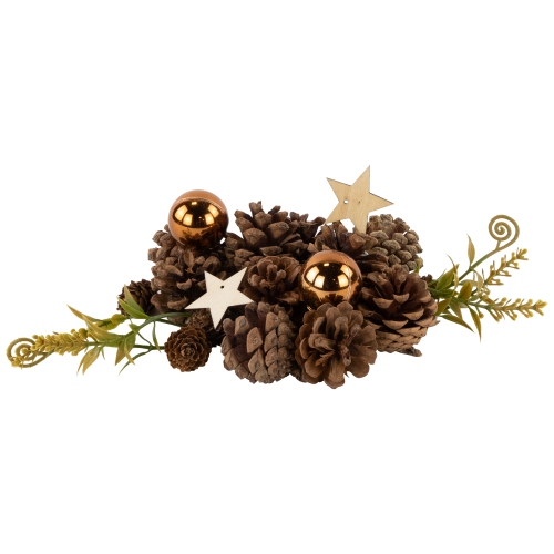 Ornaments, Pinecones and Stars Christmas Decorations - 6"