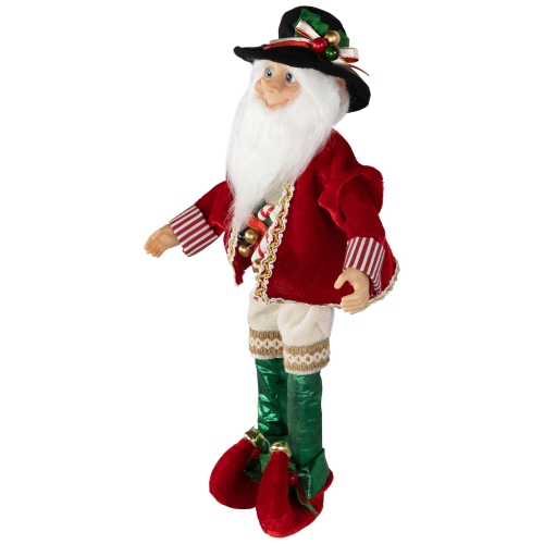 Candy Cane Elf Christmas Figure - 14"