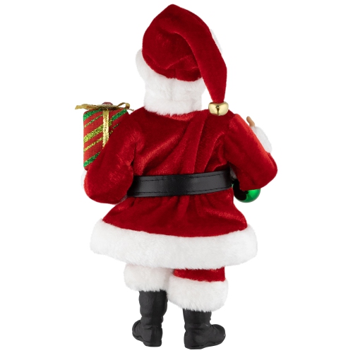 Santa Elf with Gift Christmas Figure - 14"