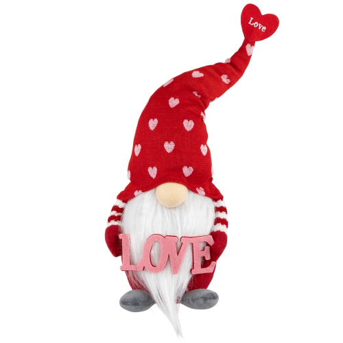 NORTHLIGHT  Hearts And Love Valentine's Day Gnome - 18.5"