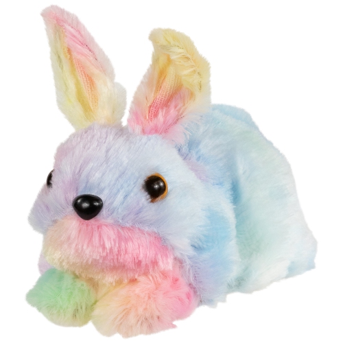 Plush Pastel Tie Dye Easter Bunny Figurine - 7" - Multicolor