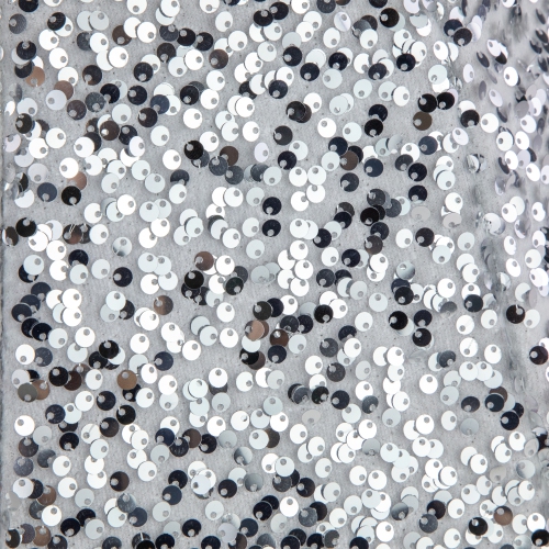 26" Silver Sequins Hexagonal Christmas Tree Collar